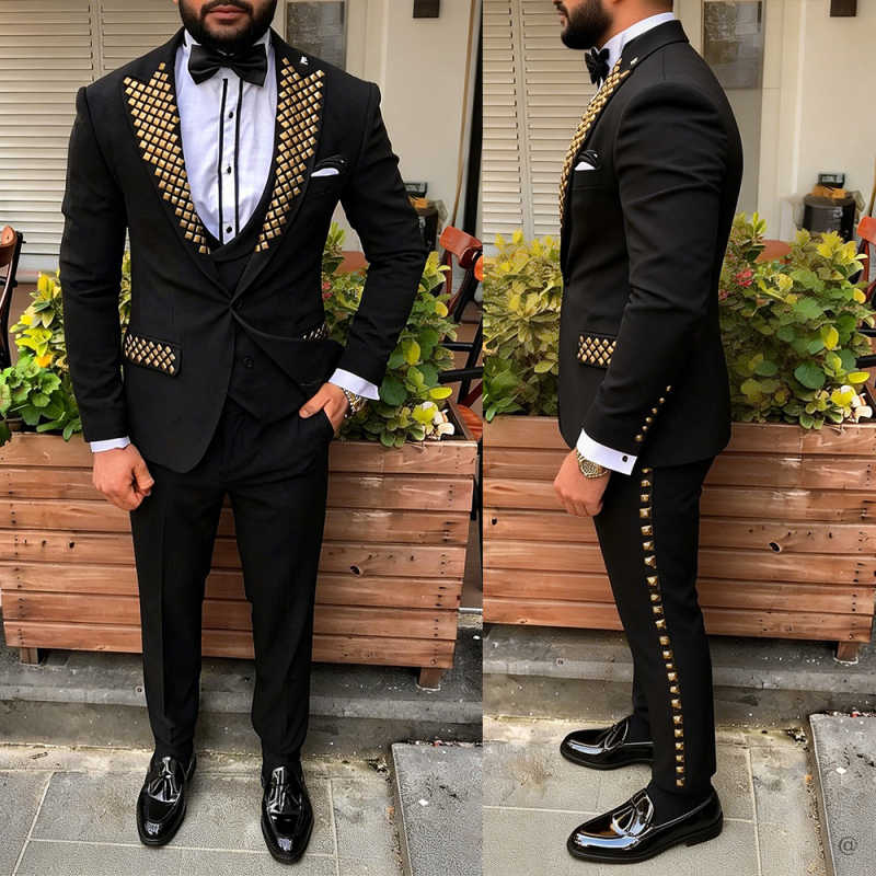 Men Formal Wear Modern - Ternos Modernos Masculinos com Lapela Pontiaguda