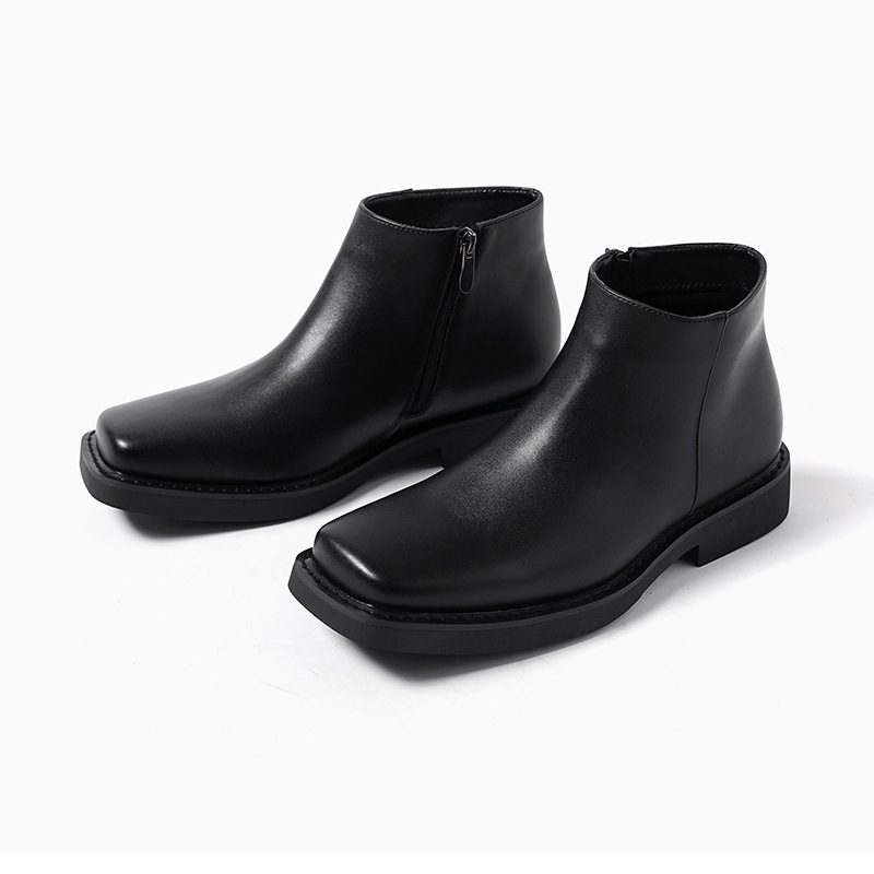 Moda de luxo preto masculino s - Men Formal Wear With Boots avaliação e preço