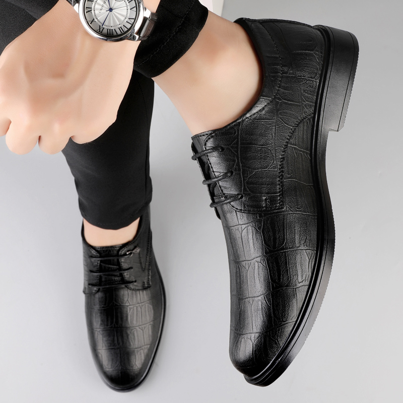 Sapatos sociais masculinos, de - Formal Men Daily Wear Footwear avaliação e preço