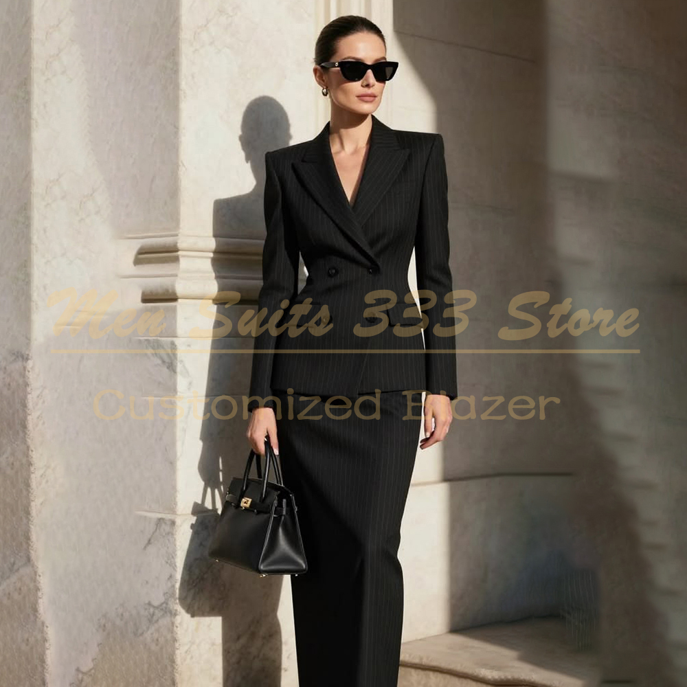 Conjunto Feminino de Designer  - Men Formal Wear All Black avaliação e preço