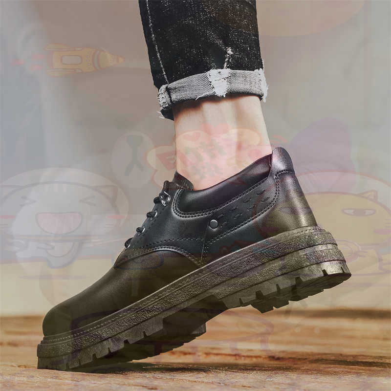 Escuro natural couro moda form - Men Formal Wear All Black avaliação e preço
