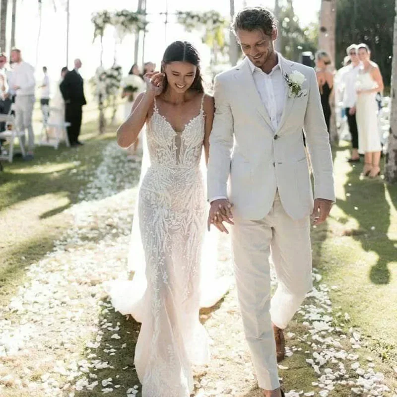 Smoking de casamento de linho  - Men Formal Wear Modern avaliação e preço
