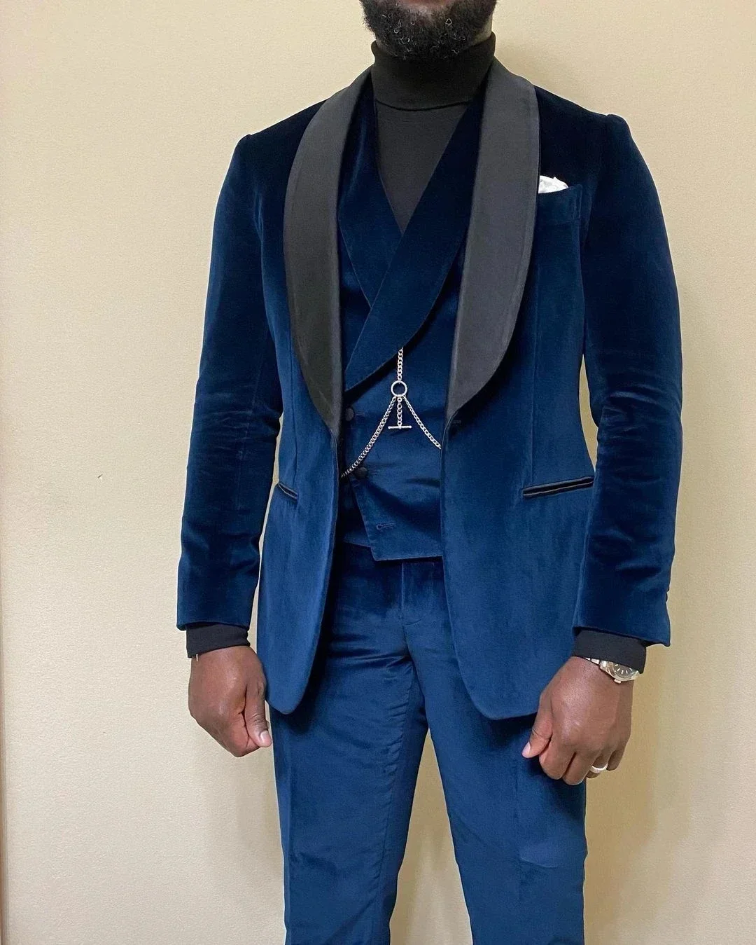 Ternos masculinos formais slim - Men Formal Wear Modern avaliação e preço