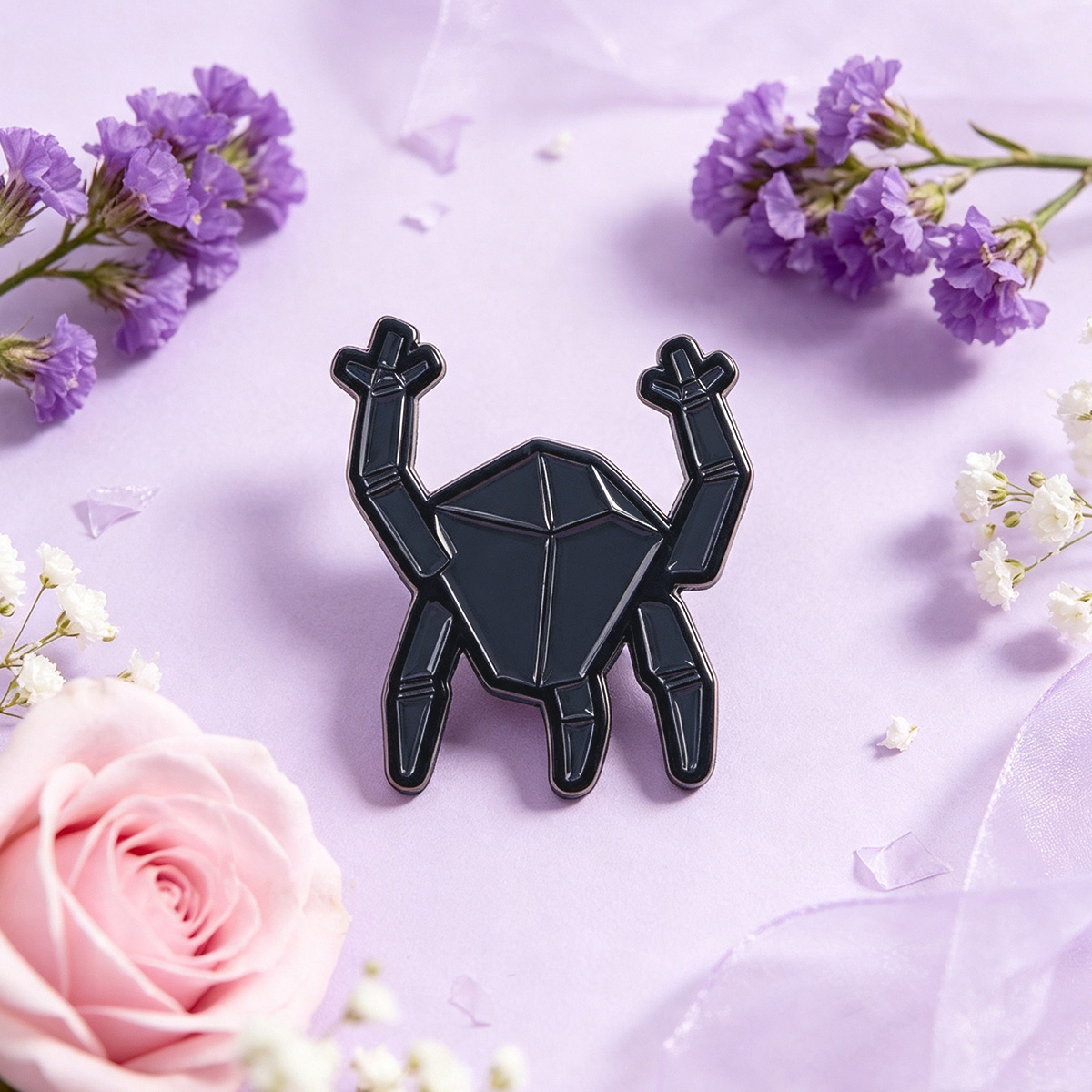 Broche de Robô para Roupas Fem - Tuxedo Lapel Pin avaliação e preço